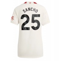 Manchester United Jadon Sancho #25 Tretí Ženy futbalový dres 2023-24 Krátky Rukáv